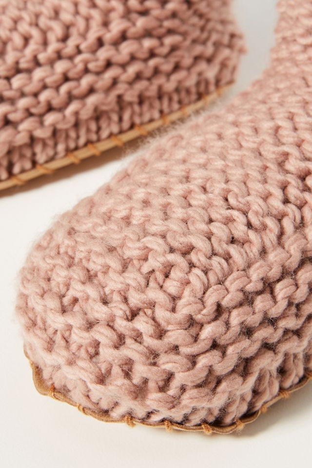 Knit Sock Slippers #2