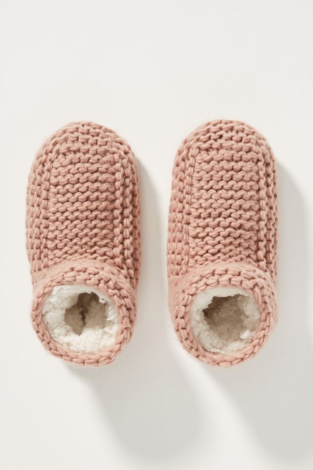Knit Sock Slippers #1