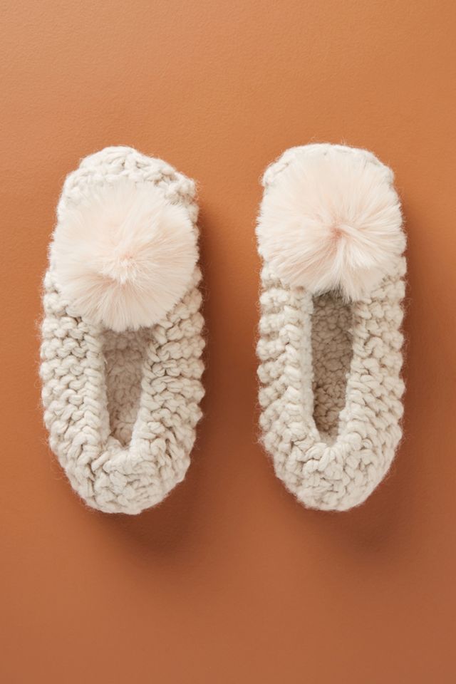 Marie Pommed Sock Slippers #1