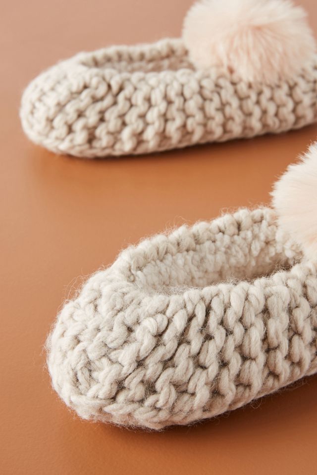 Marie Pommed Sock Slippers #2