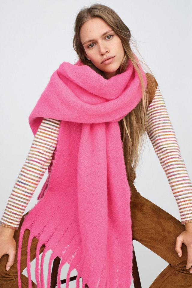 Barclay Fringed Wrap Scarf #3