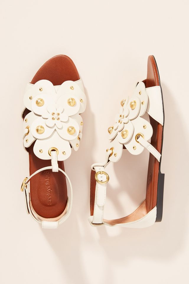 See by Chloe Flower Sandals Anthropologie