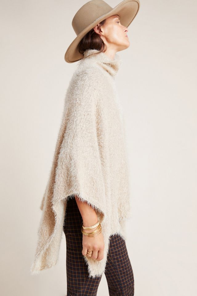 Lara Eyelash Poncho #2