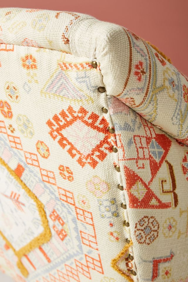 Rug-Printed Sally Accent Chair #5