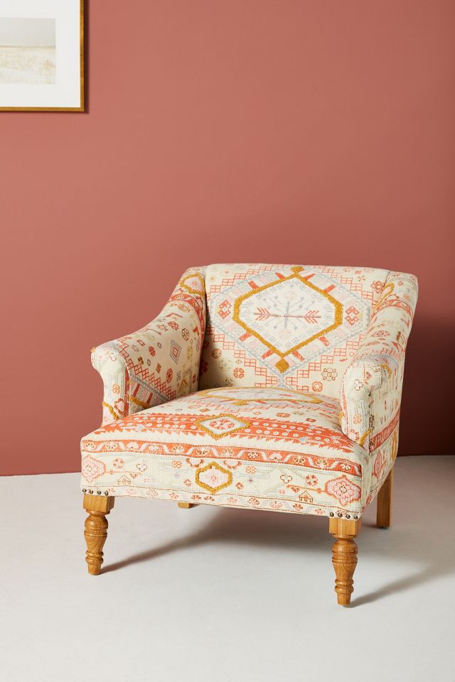 Salaam Printed Cotton Armchair