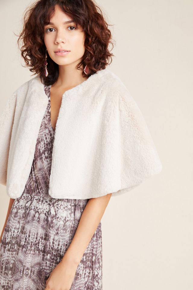 Gatsby Faux Fur Capelet