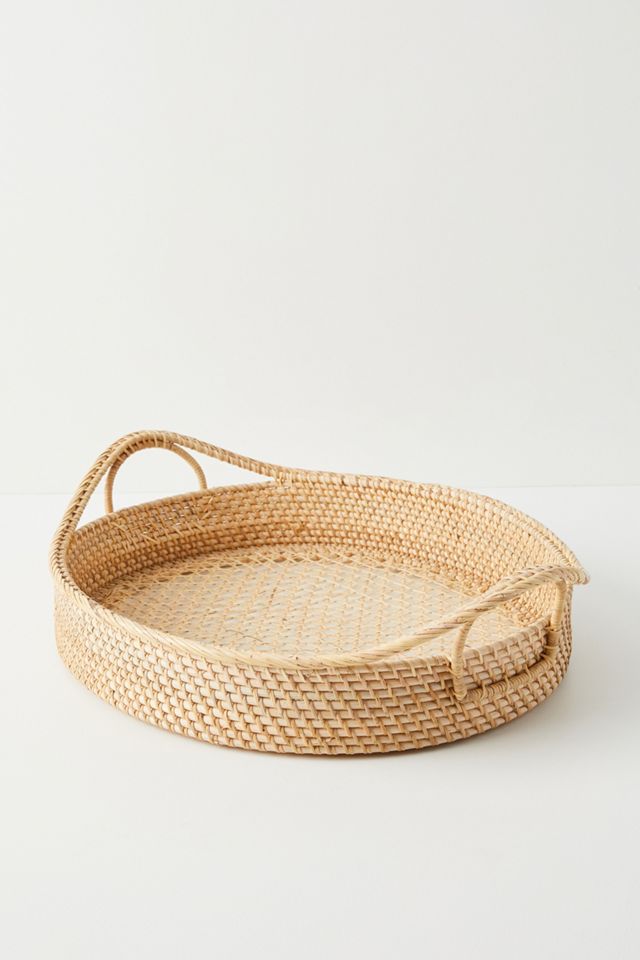 Rattan Decorative Tray #1