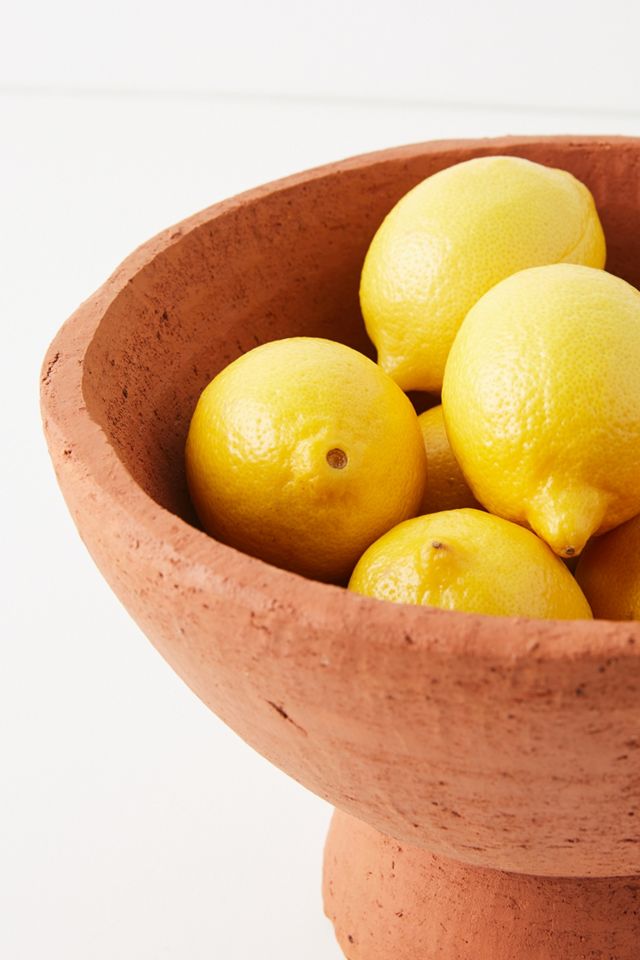 Terracotta Pedestal Bowl #1