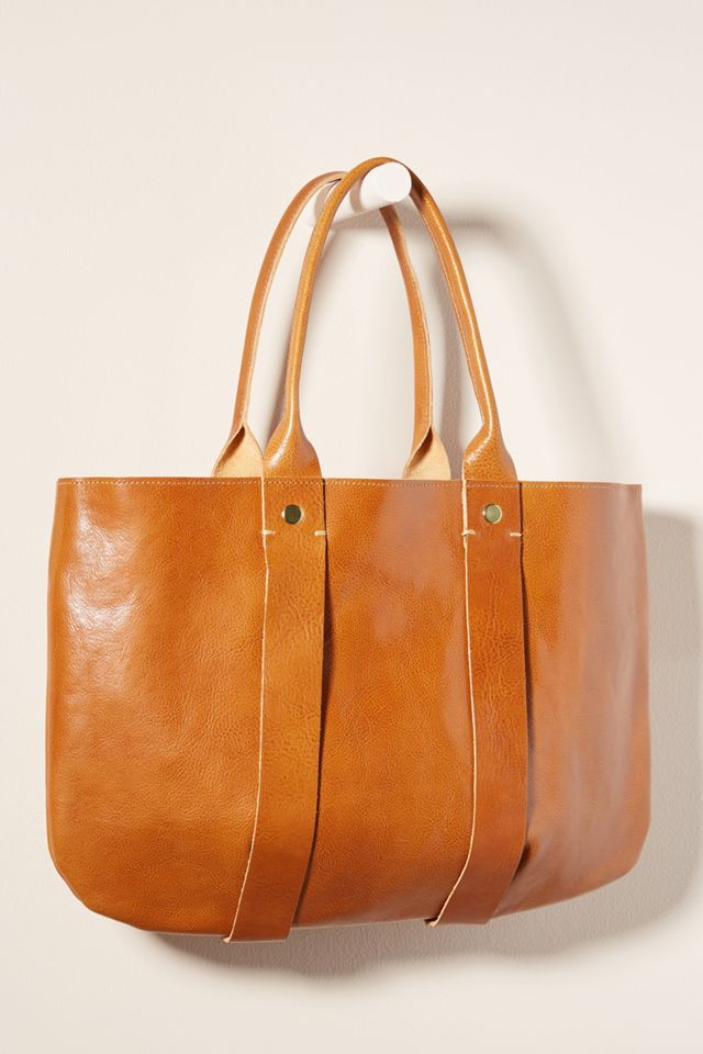 to shop / clare vivier la tropezienne brown leather tote review