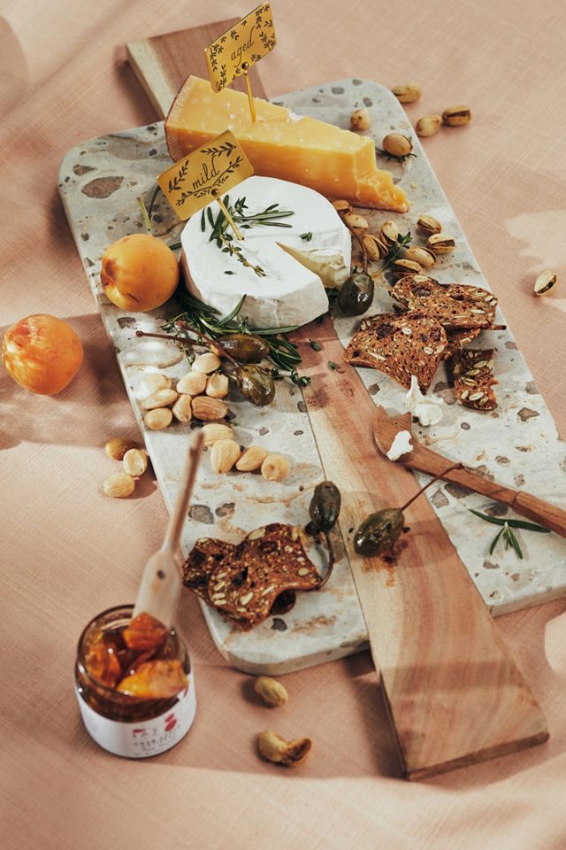 Marbled Acacia Cheese Board #4