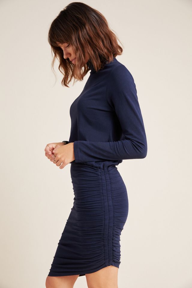 Sundry Liana Ruched Midi Dress #3