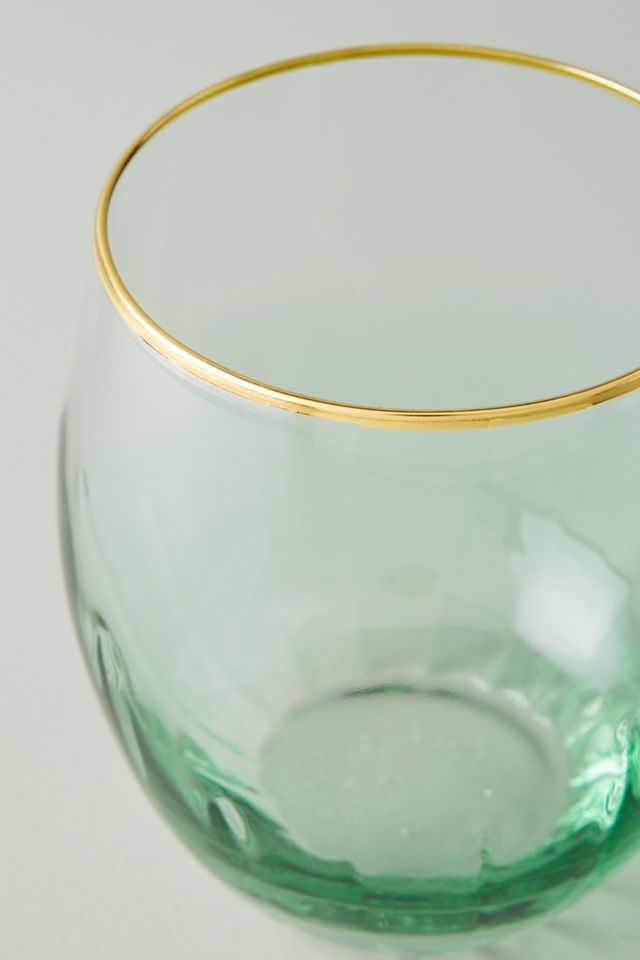 Vita Stemless Wine Glasses, Set of 4 #1