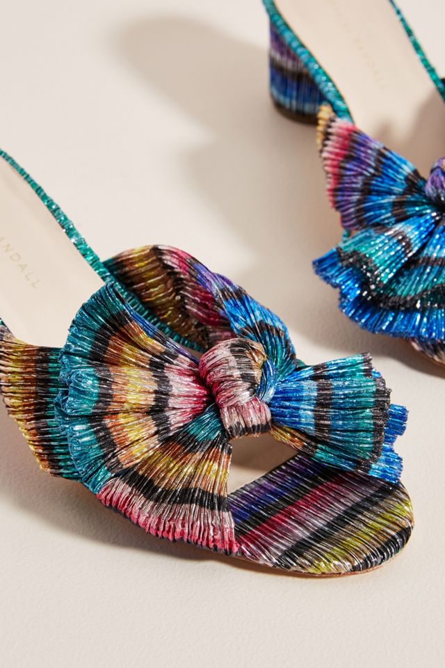 Loeffler Randall Emilia Pleated Knot Mules #2