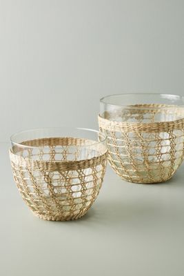 Seagrass-Wrapped Serving Bowl