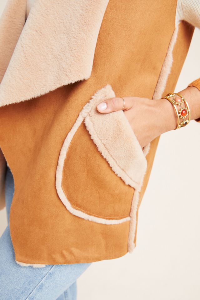 Clementine Faux Suede Vest #1
