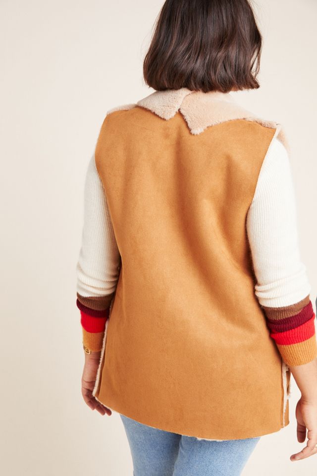 Clementine Faux Suede Vest #2