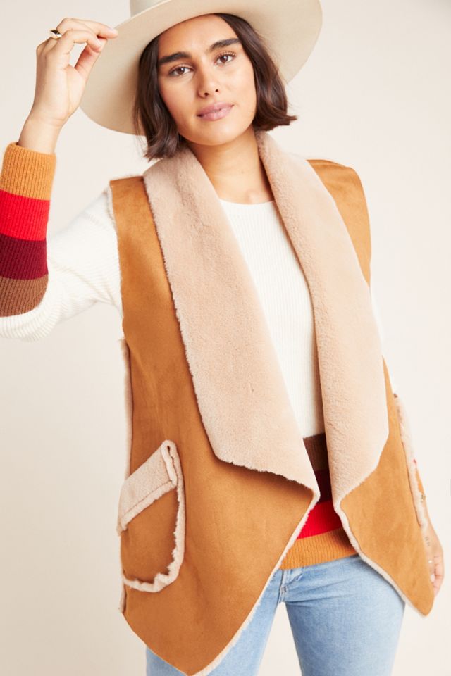 Clementine Faux Suede Vest #3