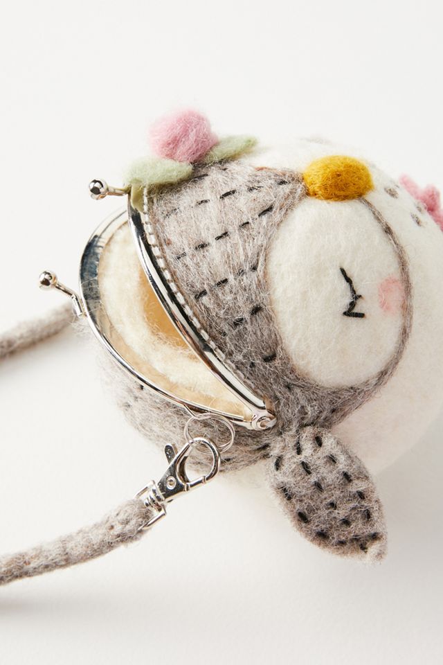 Kids Wool Animal Purse #3