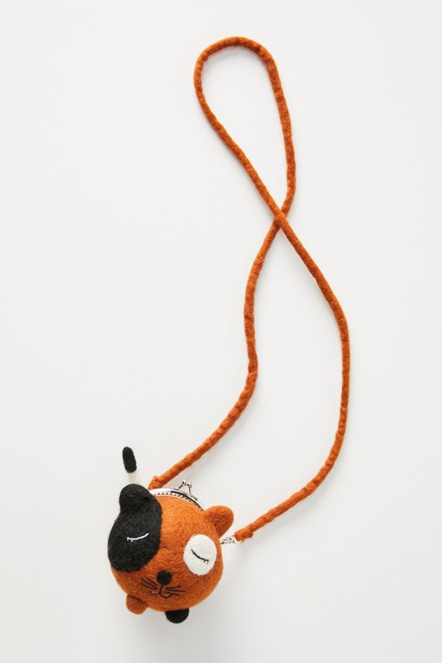 Kids Wool Animal Purse