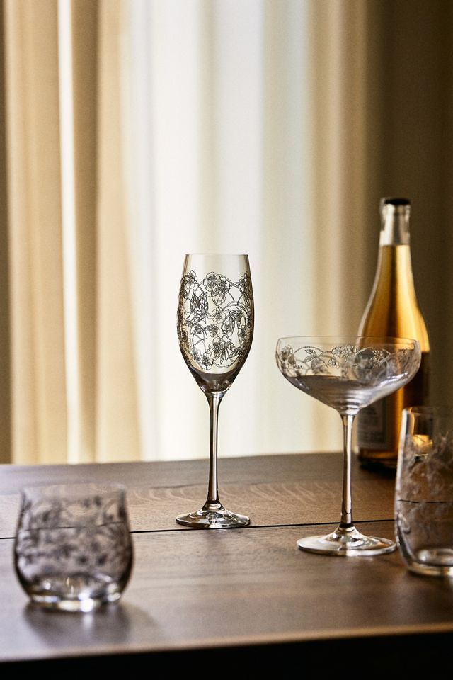 On the search for pretty wine glasses. Love these Fiorella from  Anthropologie. Any similar suggestions? : r/wine