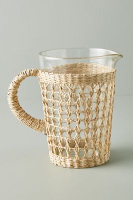 Seagrass-Wrapped Pitcher