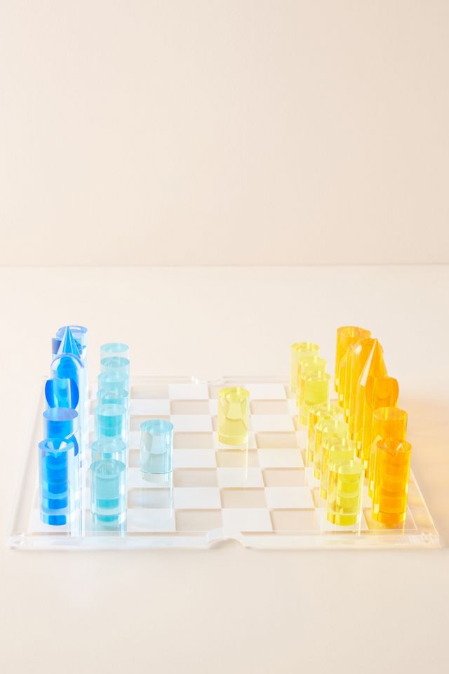 Sunnylife Lucite Chess Set #2