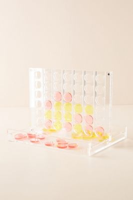 Sunnylife Lucite Four-In-A-Row Game
