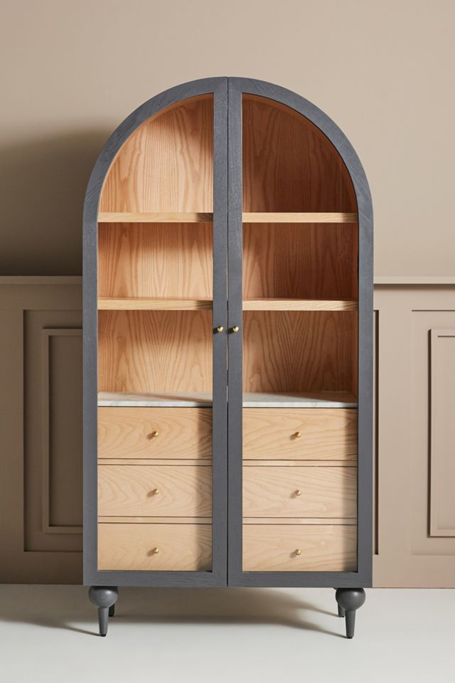 Fern Ash Wood Storage Cabinet #3