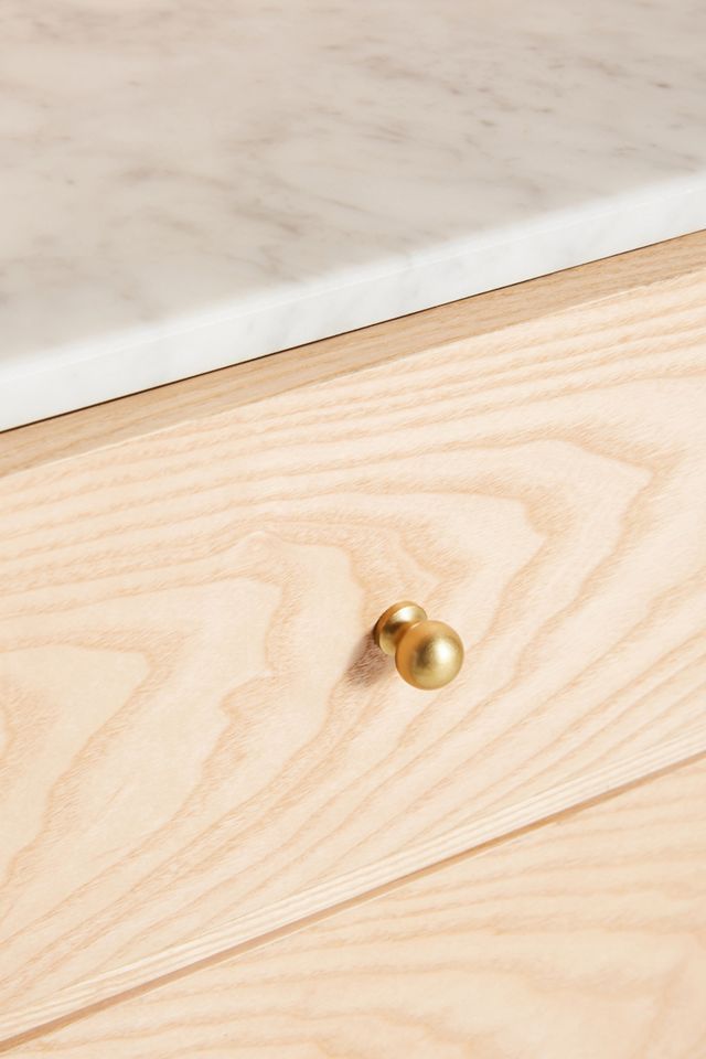 Fern Ash Wood Storage Cabinet #9