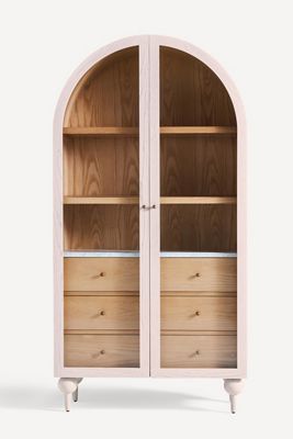 The Fern Marble Top Three-Drawer Storage Cabinet