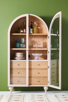 
The Fern Marble Top Three-Drawer Storage Cabinet