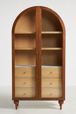 The Fern Marble Top Three-Drawer Storage Cabinet