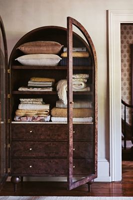 The Fern Marble Top Three-Drawer Storage Cabinet