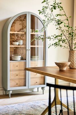 The Fern Marble Top Three-Drawer Storage Cabinet