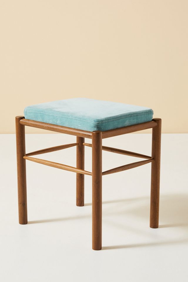 Velvet Bernadette Vanity Stool #2