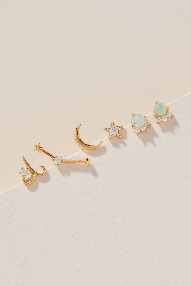 Zodiac Post Earring Set | Anthropologie