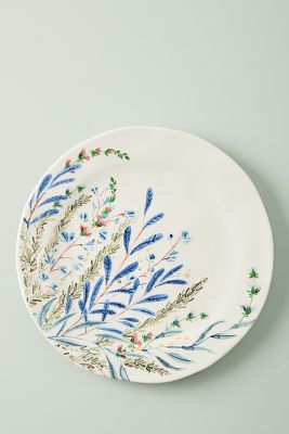 ANTHROPOLOGIE Forbury  8"  side Plate Skyburst  NWT