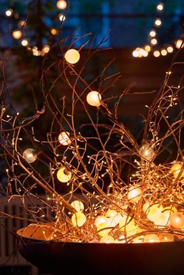 Stargazer Garden Lights Set of 21 Bulbs, Clear