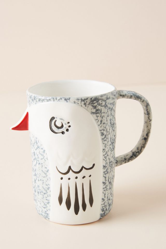 Handpainted Bird Mug #1
