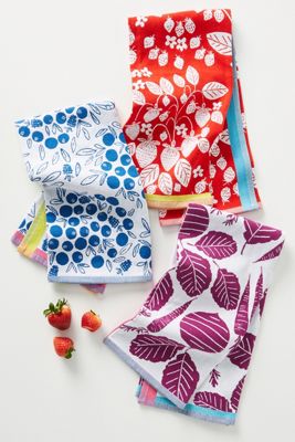 Fruit Dish Towels, Set of 3