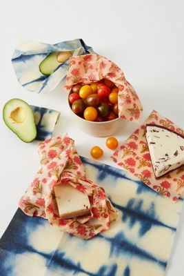Bee Kitchen Beeswax Wraps, Set of 3
