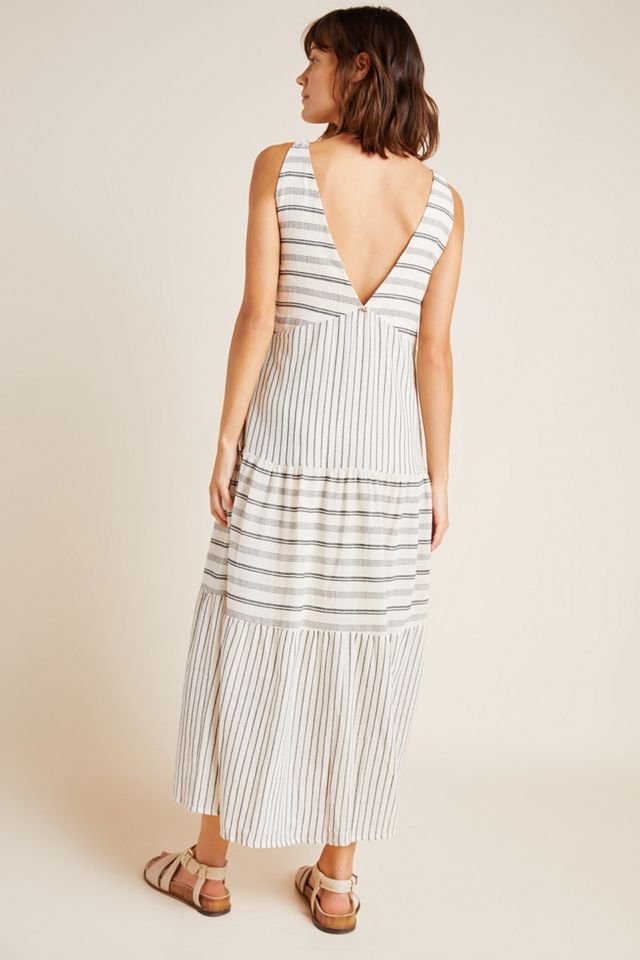 Amelia Tie-Strap Maxi Dress #2