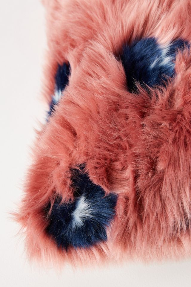 Dalia Faux Fur Pillow #1