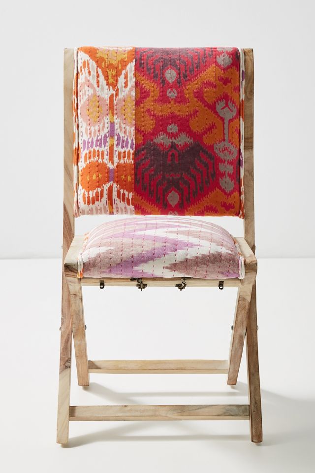 Ikat Medley Terai Folding Chair AnthroLiving