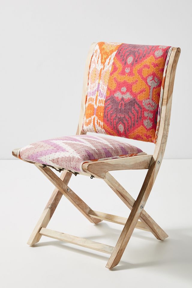 Ikat Medley Terai Folding Chair AnthroLiving