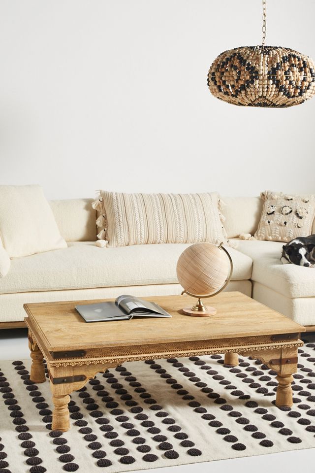 Handcarved Athena Coffee Table