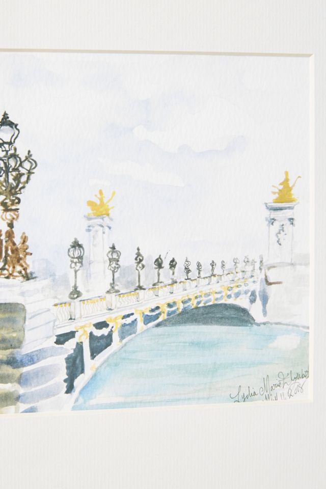Pont Alexandre III Bridge, Paris Wall Art #2
