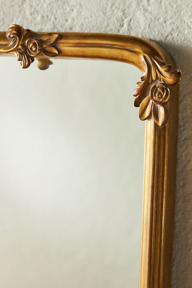 Cecilia Floral Emblem Mantel Mirror #3