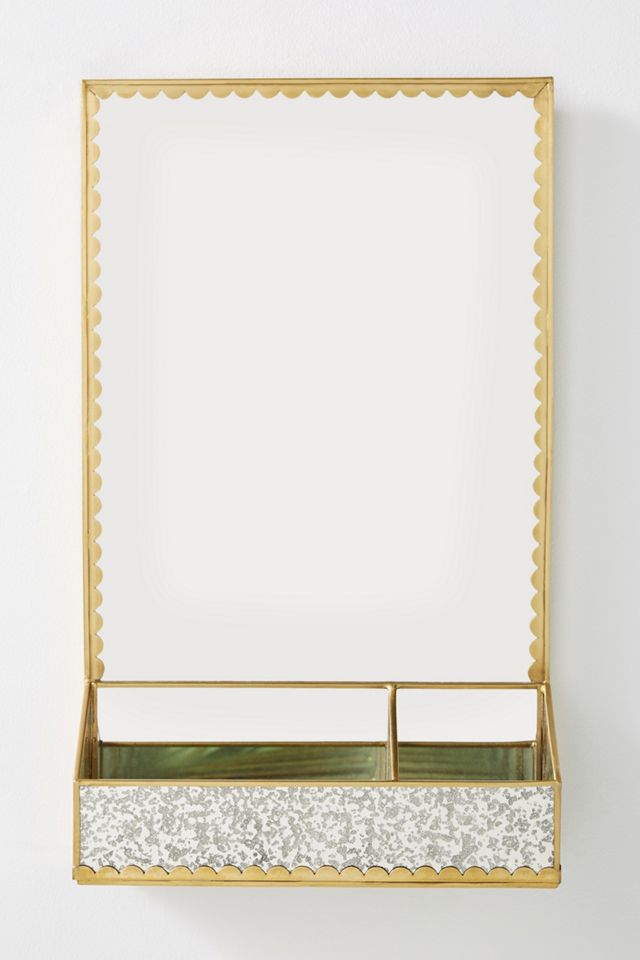 Scalloped Storage Mirror #1