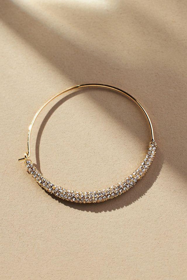 Pavé Hoop Earrings #1